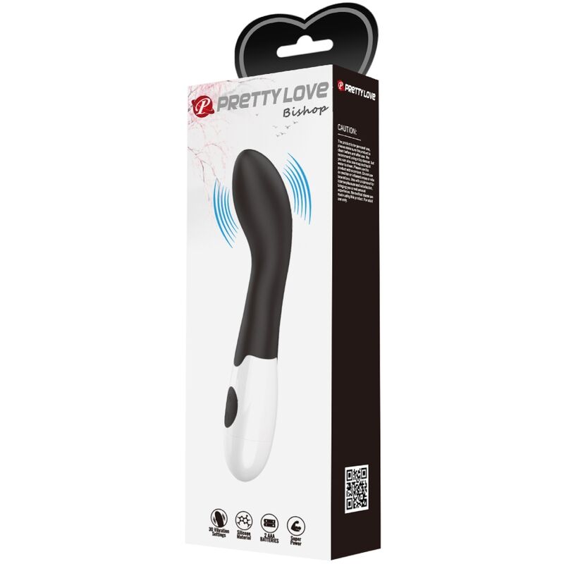 Pretty Love - Bishop Vibrador G-Spot 30 Modos Preto