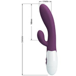 Pretty Love - Alvis Vibrador Coelho e Ponto G Roxo