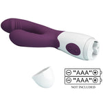 Pretty Love Andre Vibrador Conejo y Estimulador de Punto G Púrpura