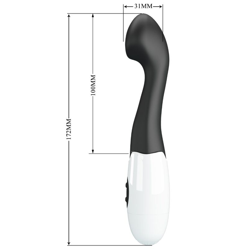 Pretty Love - Charles Vibrador Punto G 30 Modos Negro