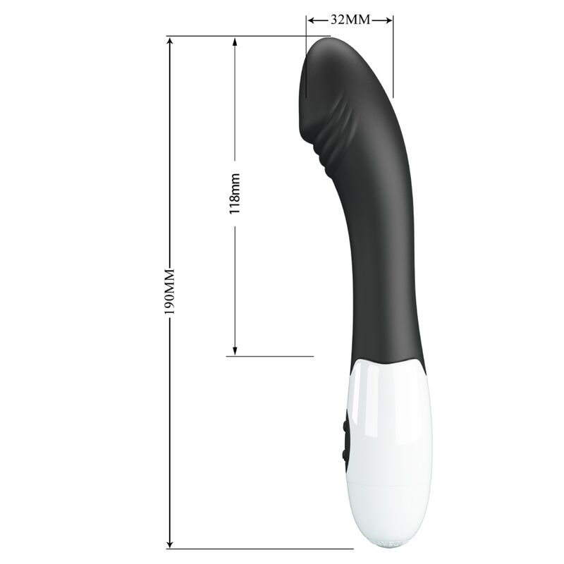 Pretty Love - Elemental Vibrador G-Spot 30 Modos Preto