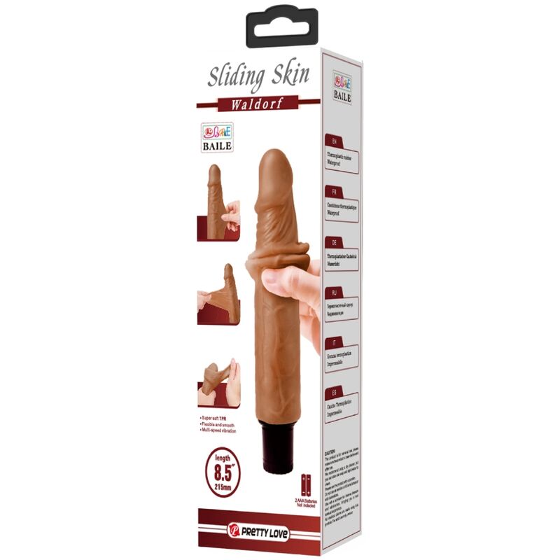 Pretty Love - Waldorf Vibrador Realístico 18 cm -O- 4 cm
