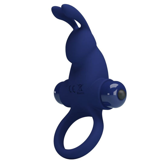 Pretty Love Jiro Anel de Coelho Com Vibrao Azul