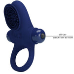 Pretty Love Palle Anel Com Vibrao Azul