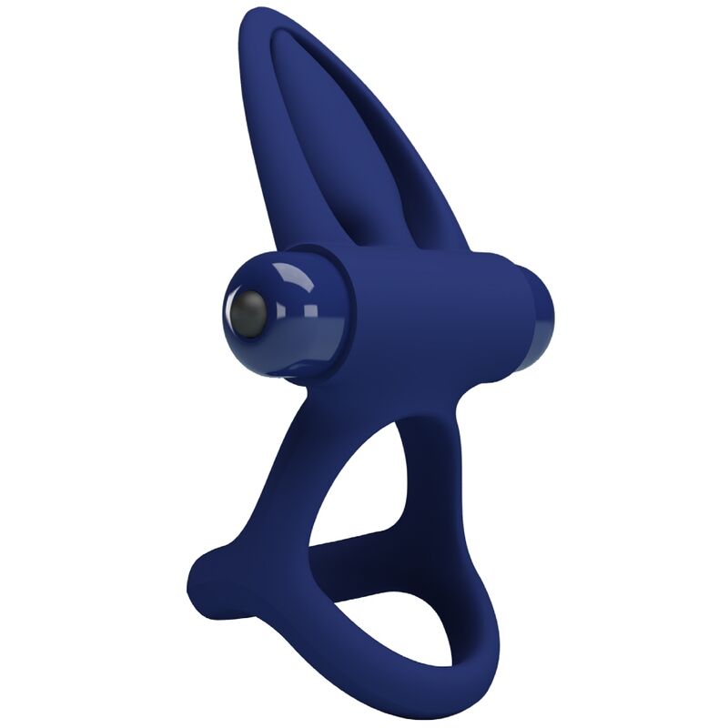 Pretty Love Mat Anel Duplo Com Vibrao e Estimulador Azul