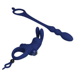 Pretty Love Ayad Anillo Vibrador Conejo Con Plug Azul