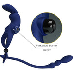 Pretty Love Ayad Anillo Vibrador Conejo Con Plug Azul