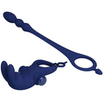 Pretty Love Ayad Anillo Vibrador Conejo Con Plug Azul