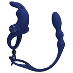 Pretty Love Ayad Anillo Vibrador Conejo Con Plug Azul
