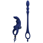 Pretty Love Ayad Anillo Vibrador Conejo Con Plug Azul