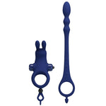 Pretty Love Ayad Anillo Vibrador Conejo Con Plug Azul