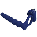 Pretty Love Ajmal Anel Vibrador Com Plug Azul
