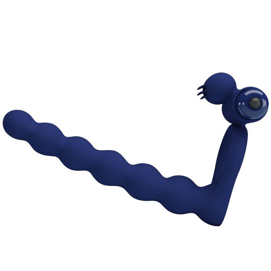 Pretty Love Ajmal Anel Vibrador Com Plug Azul