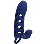 Pretty Love Altaf Anel Vibrador Com Bainha de Silicone Azul