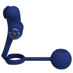 Pretty Love - Remington Anel Vibrador Duplo ComPlug Azul