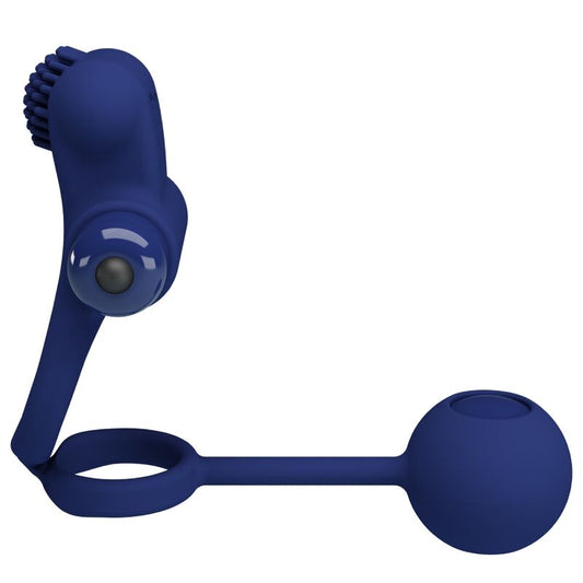 Pretty Love - Remington Anel Vibrador Duplo ComPlug Azul