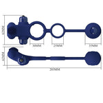 Pretty Love - Remington Anel Vibrador Duplo ComPlug Azul