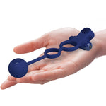 Pretty Love - Remington Anel Vibrador Duplo ComPlug Azul