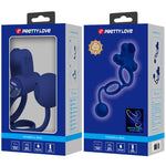 Pretty Love - Remington Anel Vibrador Duplo ComPlug Azul