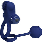 Pretty Love - Remington Anel Vibrador Duplo ComPlug Azul