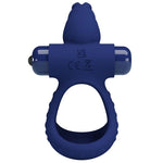 Pretty Love - Luchito Anel Vibrante Duplo Coelho Azul