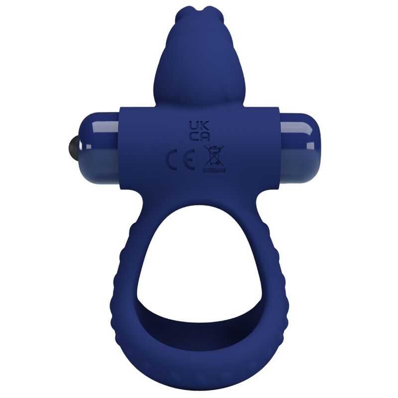 Pretty Love - Luchito Anel Vibrante Duplo Coelho Azul