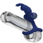 Pretty Love - Luchito Anel Vibrante Duplo Coelho Azul