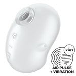 Satisfyer Cutie Ghost Vibrador Lay-on Branco