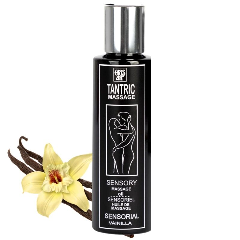 Eros-Art - Aceite de Masaje Tántrico Natural y Vainilla Afrodisíaca 100 ml