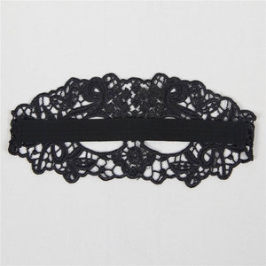 QUEEN LINGERIE - MSCARA DE RENDA PRETA