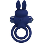Pretty Love - Darey Anel Vibrante Duplo Coelho Azul