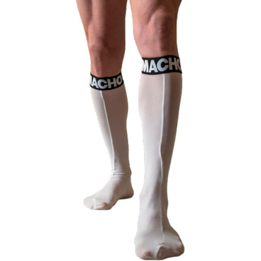 Hombre - Calcetines Finos Talla Única Blanco