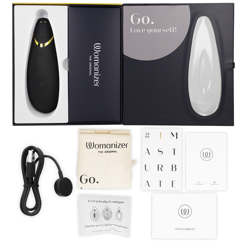 Womanizer Premium 2 Estimulador Clitorial Preto
