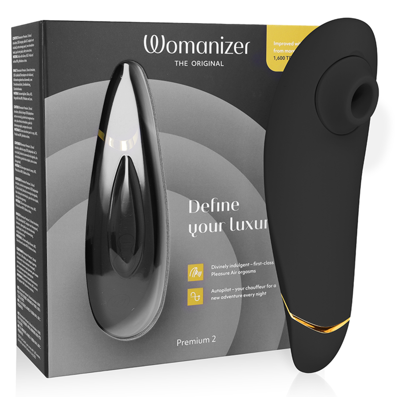 Womanizer Premium 2 Estimulador Clitorial Negro