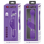 Pretty Love Dejon Vibrador Coelho 3 Em 1 Multifuno Roxo