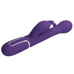 Pretty Love Dejon Vibrador Coelho 3 Em 1 Multifuno Roxo