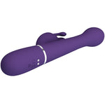 Pretty Love Dejon Vibrador Coelho 3 Em 1 Multifuno Roxo