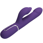 Pretty Love Zalin Vibrador de Coelho Pérolas 4 Em 1 Roxo