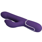 Pretty Love Zalin Vibrador de Coelho Pérolas 4 Em 1 Roxo