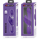 Pretty Love Zalin Vibrador de Coelho Pérolas 4 Em 1 Roxo