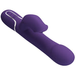 Pretty Love Zalin Vibrador de Coelho Pérolas 4 Em 1 Roxo