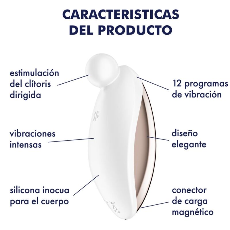 Satisfyer Spot On 2 Vibrador Externo Blanco