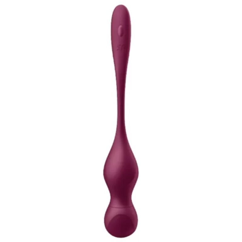 Satisfyer Love Birds Vary Bolas Vibratorias Aplicación Gratuita Vino Tinto