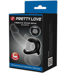 Pretty Love Elliott Anel Vibratório Preto