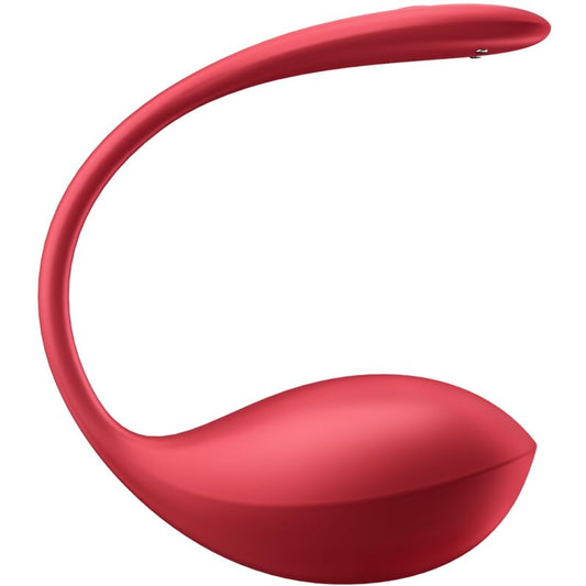 Satisfyer Shiny Petal Estimulador de Control Remoto Punto G Rojo Aplicación Gratuita