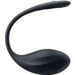 Satisfyer Ribbed Petal Estimulador de Ponto G Controle Remoto Preto Aplicativo Gratuito