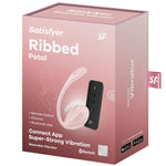 Satisfyer Ribbed Petal Estimulador de Control Remoto Punto G Rosa con Aplicación Gratuita