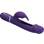 Hermoso Amor Kampas Conejo Vibrador Multifunción 3 En 1 Con Lengua Violeta
