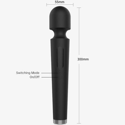 Armony - X Power Grande Massager e Vibrador 7 Vibrações Preto