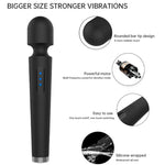 Armony - X Power Grande Massager e Vibrador 7 Vibrações Preto
